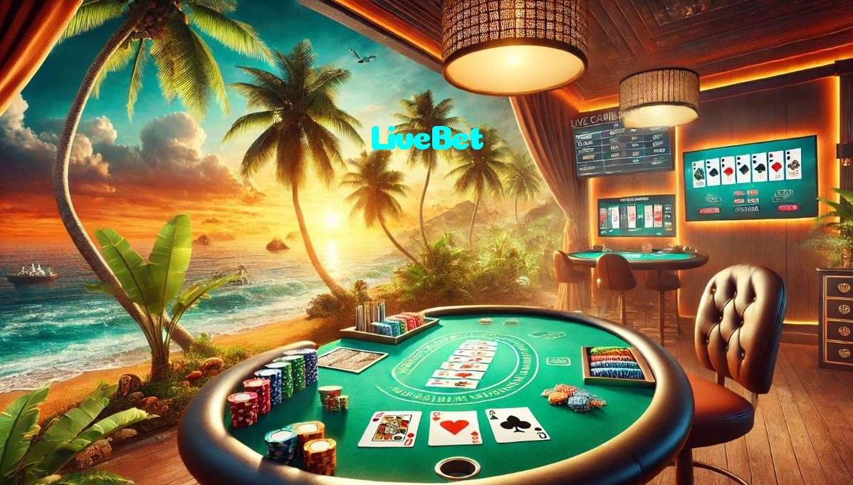 LiveBet casino presented on mobile device in Pakistan with slots and live games